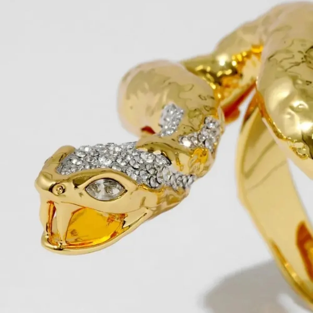 Alexis Bittar Women's statement snake cuff bracelet ✨🐍 - Picture 3 of 6